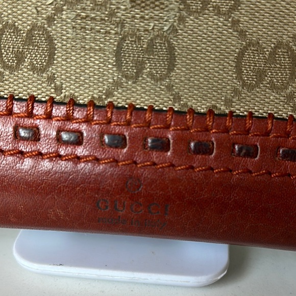 Gucci Brown and Tan Wallet - Picture 2 of 12
